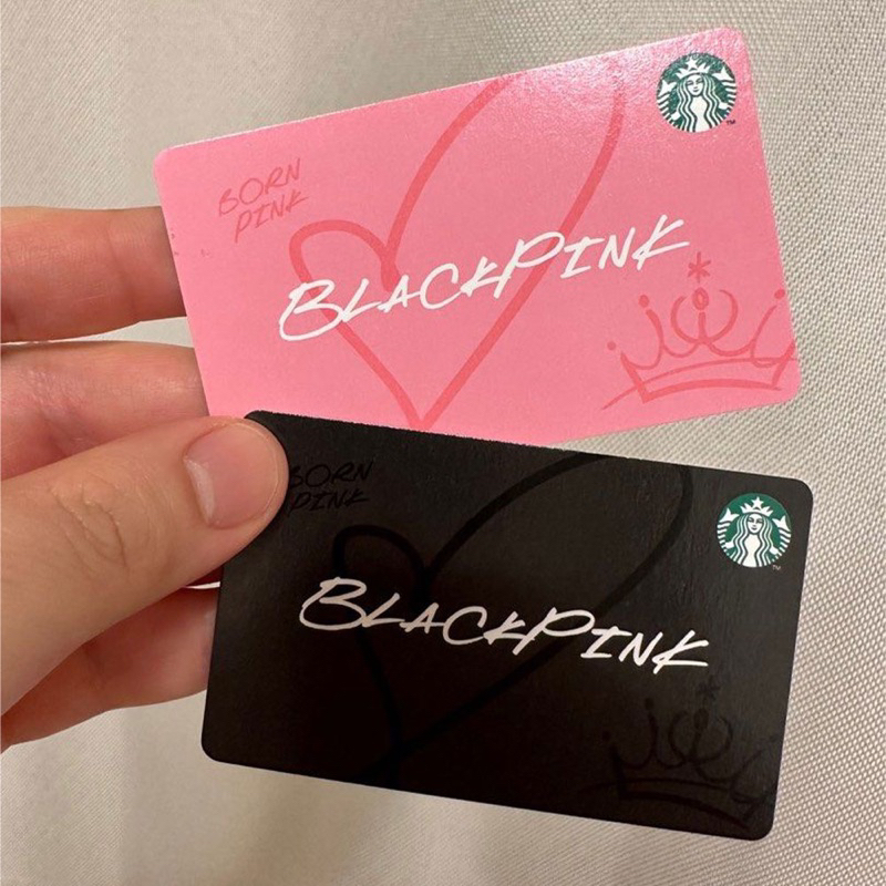 Blackpink x Starbucks Limited Edition Card | BLINK BLACK PINK IN YOUR AREA SBUCKS SBUX Kartu Starbak