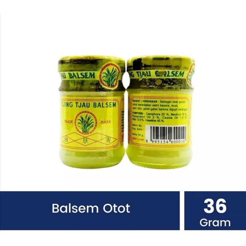 Tjin Tjau Balsem 36 gr - Balsem Tjin Tjau Mengatasi Nyeri Otot dan Keseleo