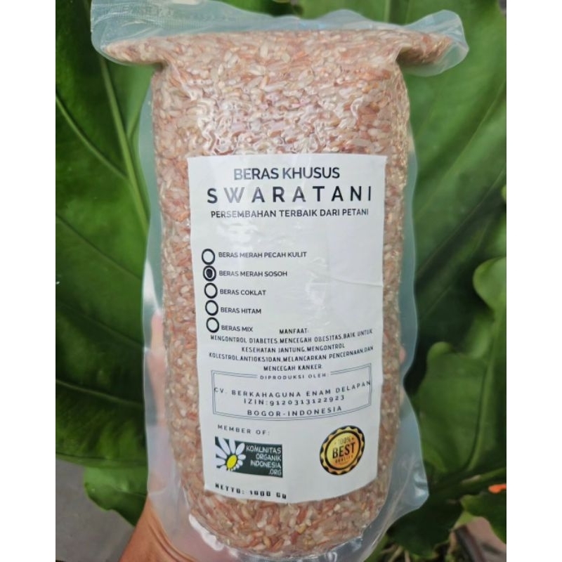 

Beras Merah Sosoh Organik by Swaratani