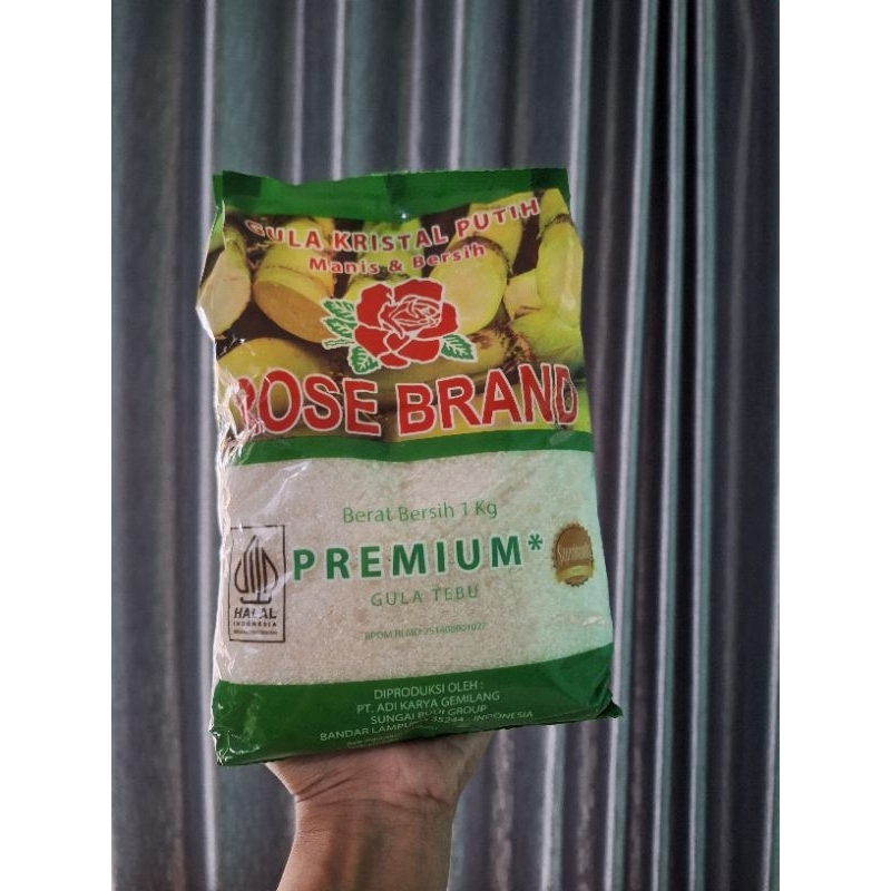 

gula pasir premium rose brand 1000g