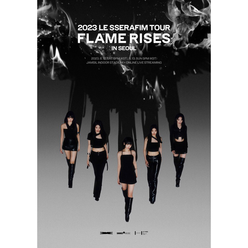 WTS SHARING NOBAR LE SSERAFIM TOUR 'FLAME RISES' IN SEOUL