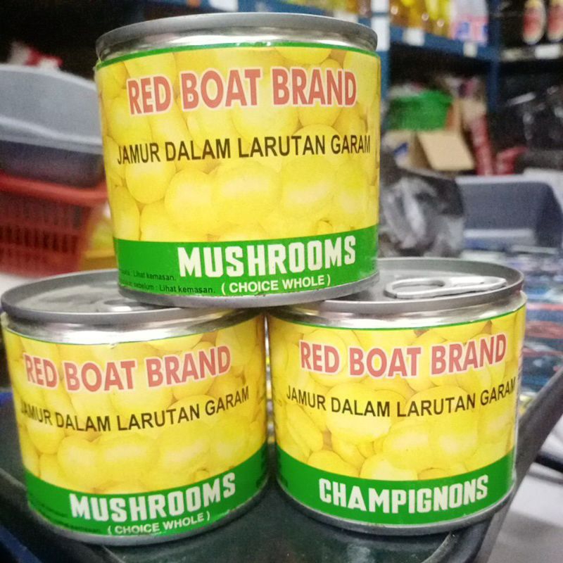 

Red boat mushrooms/jamur red boat 198gram