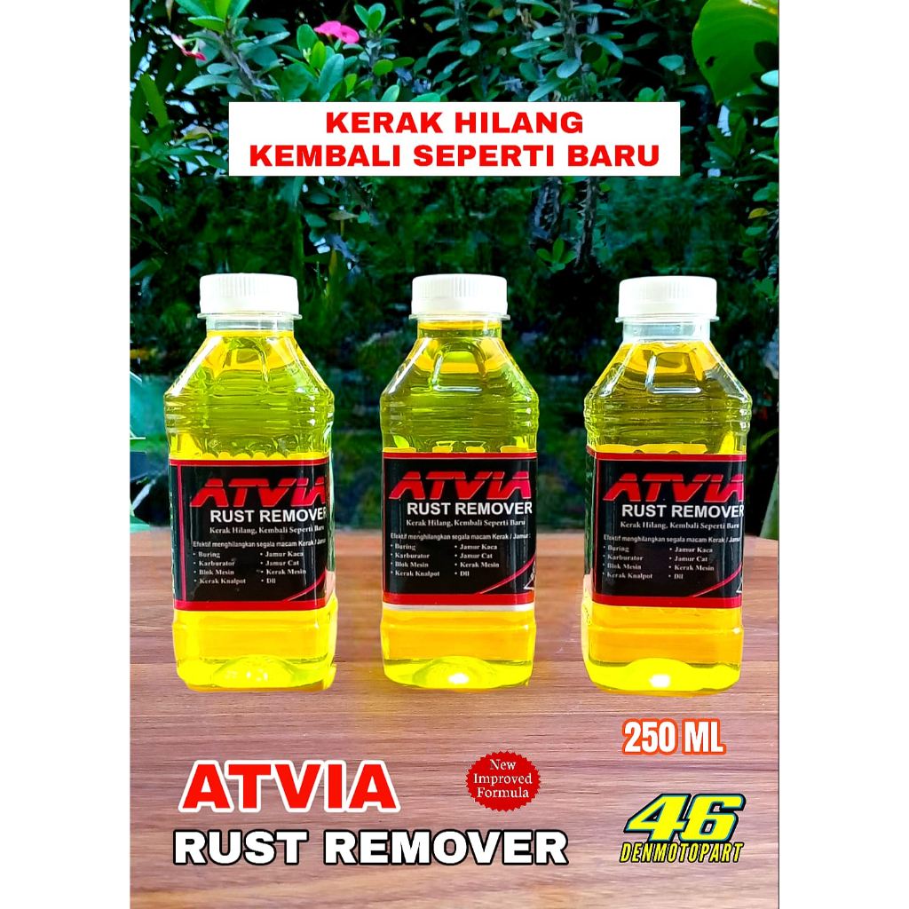 RUST REMOVER [ ATVIA ] CAIRAN PEMBERSIH KARAT PENGHILANG KERAK JAMUR [ 250 ML ]