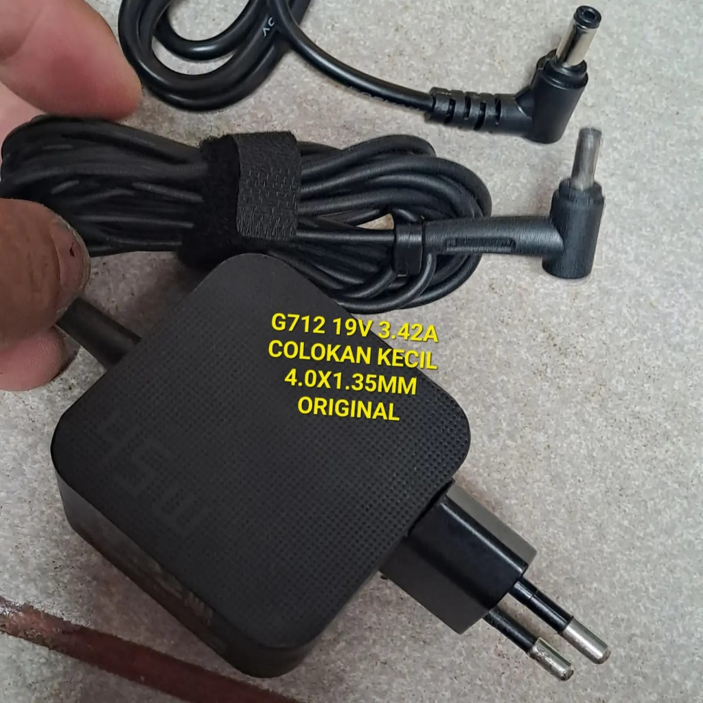 G712 ASUS 19V  Charger ORI A456 A456U LAPTOP DESKTOP CHARGER ADAPTOR 3.42A 45W COLOKAN KECIL BATERAI