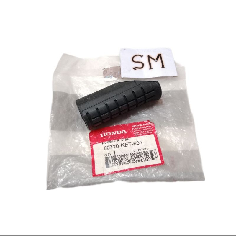Karet Postep footstep belakang Vario 110 Karbu 50710-KET-601 Asli Original Honda HGP AHM