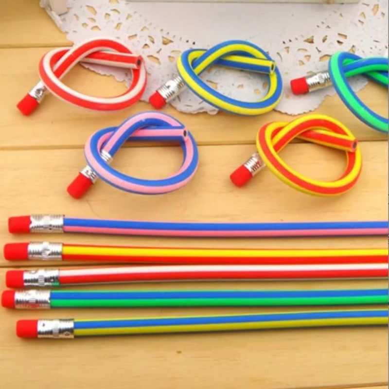 

pencil S5862 Pensil Flexsible Lentur Unik Lucu / Alat Tulis Sekolah Anak Pencil Karet Inul Dapat Digulung Ditekuk Unik Lucu murah S5862 Pensil Gulung Unik Lucu / Pensil Flexsible Lentur / Alat Tulis cod