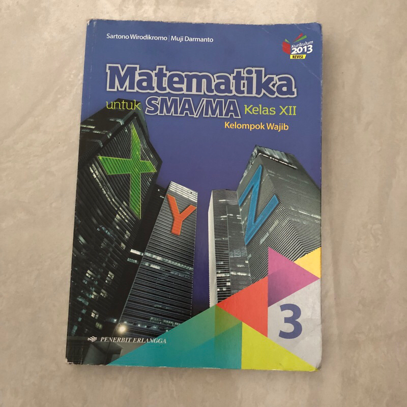 Matematika 3 SMA Kelas XII Erlangga