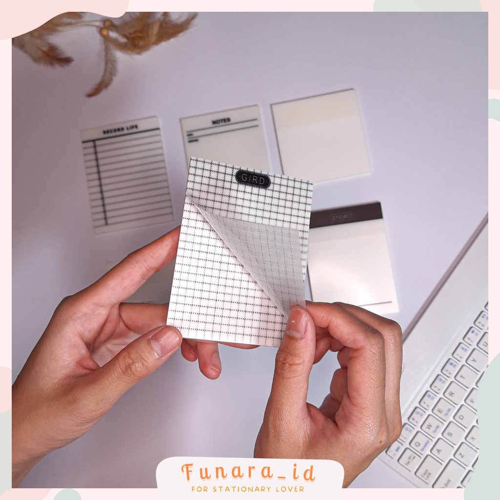 

Sticky Note Transparan / Sticky Note Lucu / Notepad Lucu / Memo Lucu