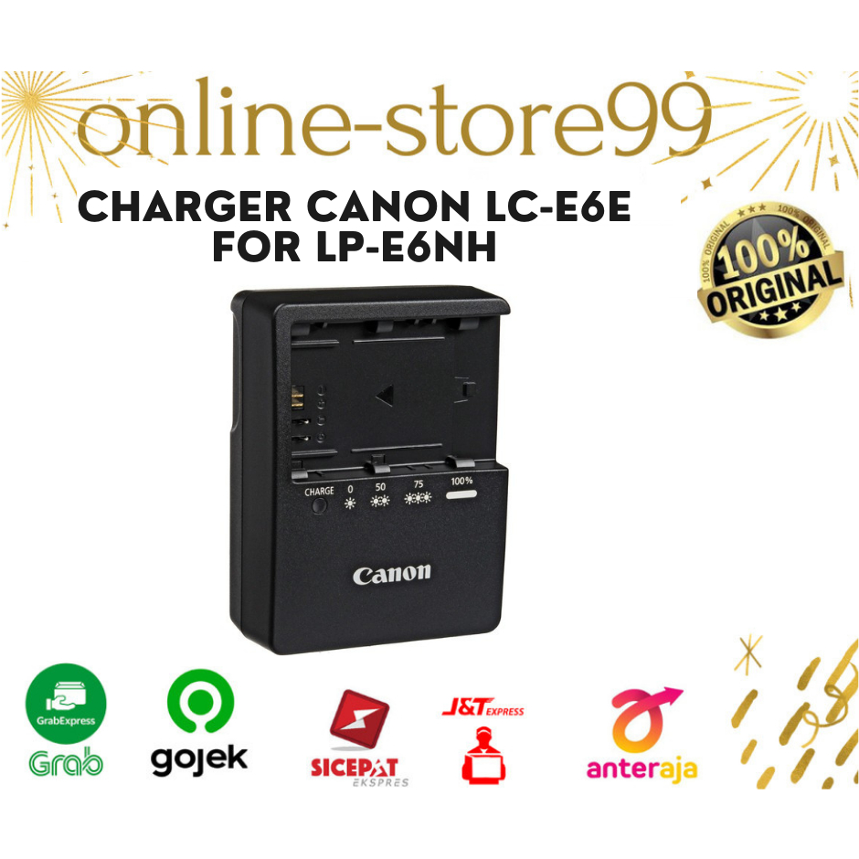 Canon Charger LC-E6E For battery canon LP-E6 Original