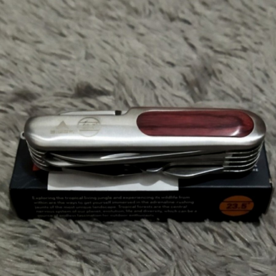 Pisau Multifungsi Eiger1989 Bishop Survival Kit Outdoor