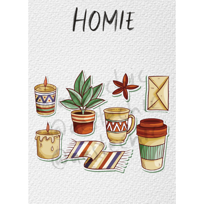 

Homie Chic Sticker Aesthechic