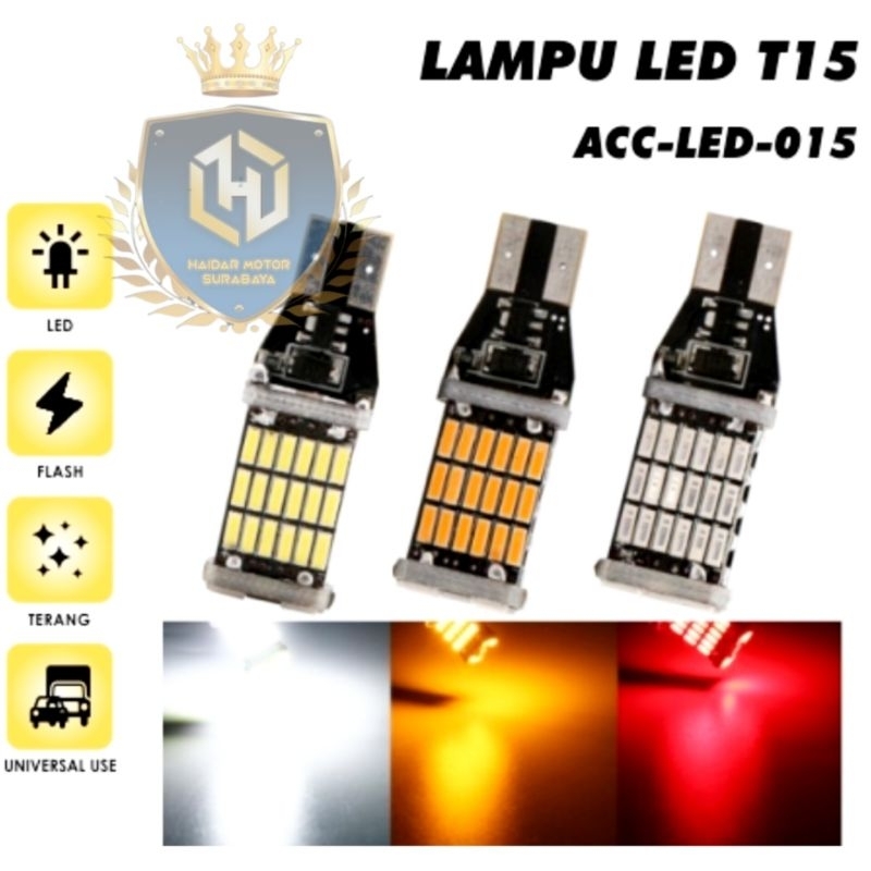 Lampu sein Dajjal T15 Lampu reteng dajjal Sen dajjal