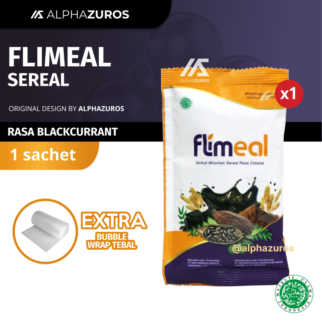 

Flimeal Meal Replacement Rasa Coklat by Flimty ( 1 Sachet ) | AlphaZuros