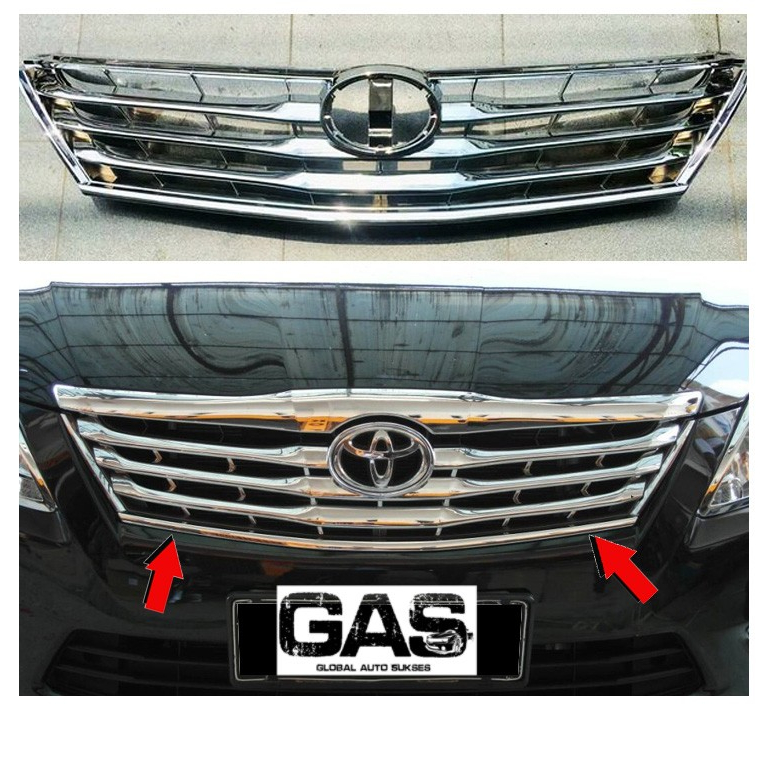 Gril Grill Depan Toyota Grand Innova 2012-2013 Model ORI  Chrome