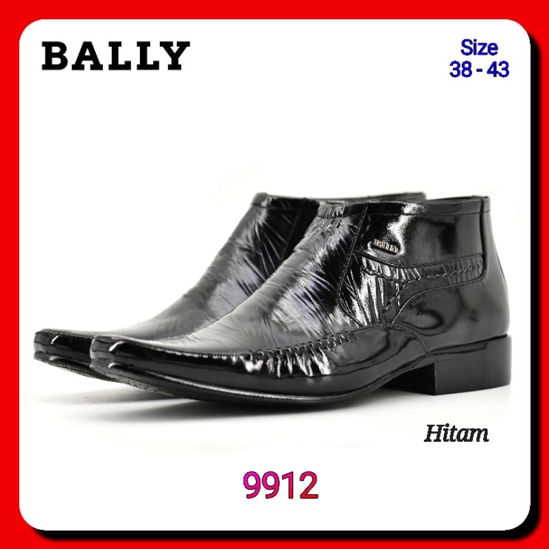 Sepatu Boots Formal Pria Bally 9912 Kulit Asli