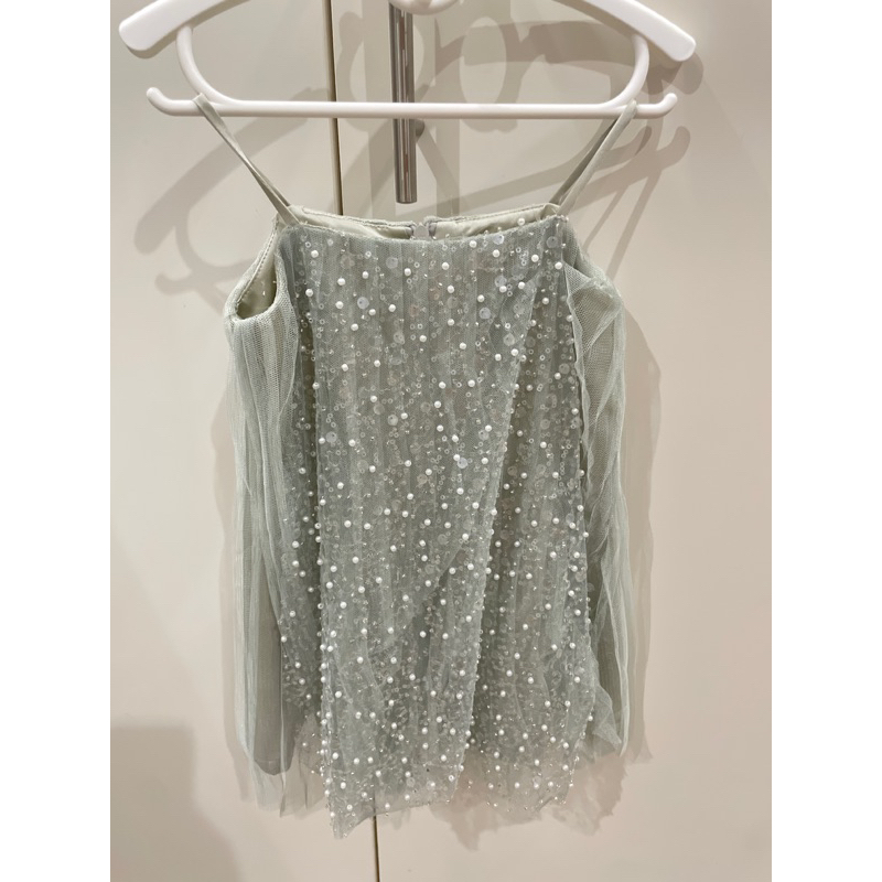 PRELOVED dress anak touchup atelier size S warga sage