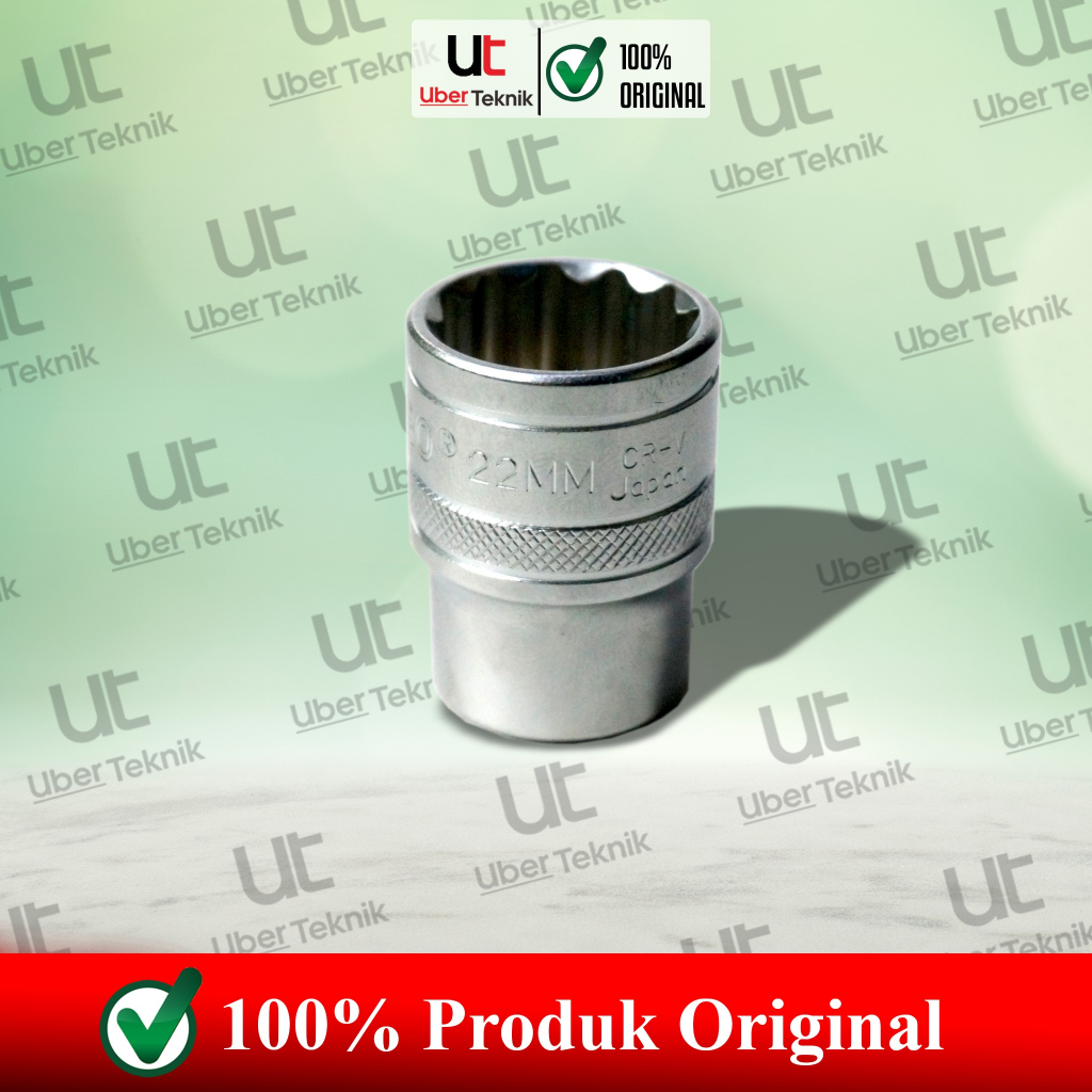 Mata Kunci Sok 22mm 1/2” x 12Pt Tekiro