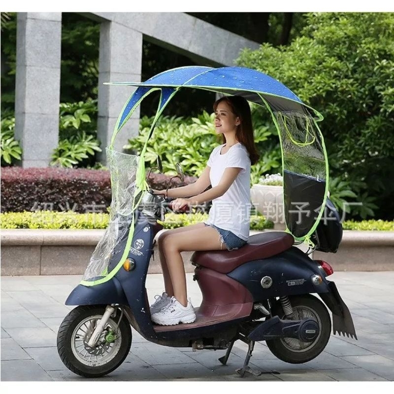 Kanopi Motor / Tenda Motor 2 in 1 - Tenda Pelindung Hujan Anti Panas