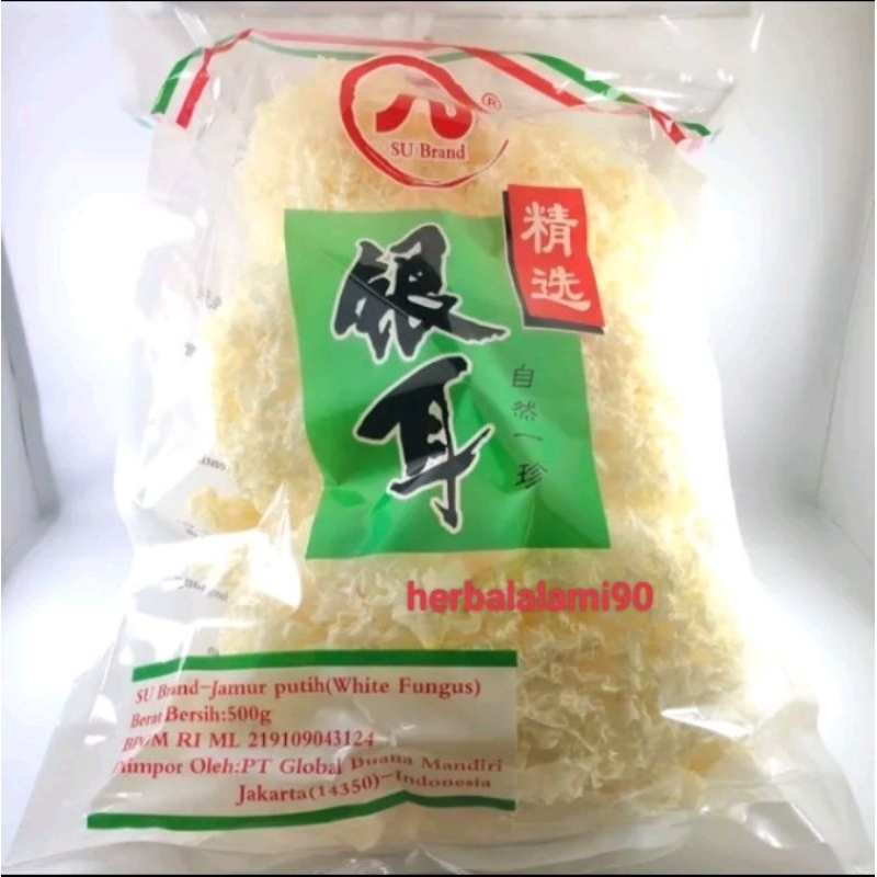 

snow white fungus/jamur putih/ jamur salju 500gr
