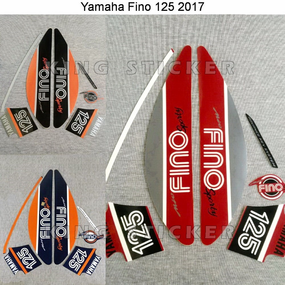 Stiker striping  Yamaha Fino 125 2017