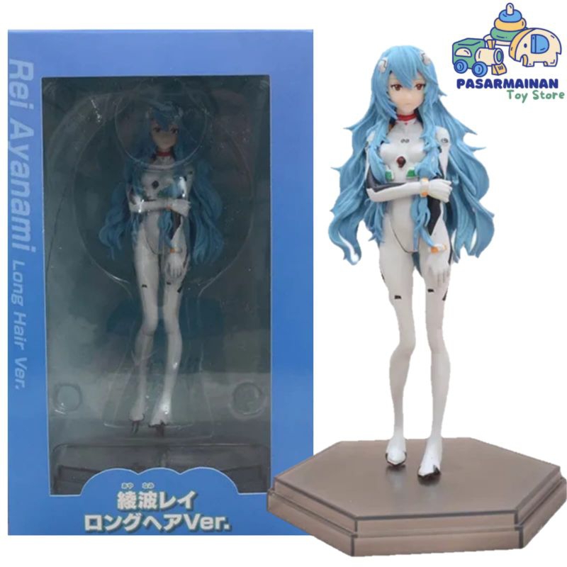 Action Figure Evangelion Rei Ayanami Long Hair Ver Rebuild Evangelion