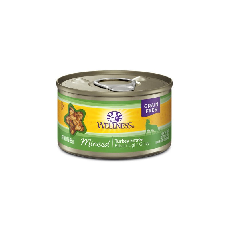 Wellness Complete Health Minced - Canned Cat Food-Turkey-3oz
