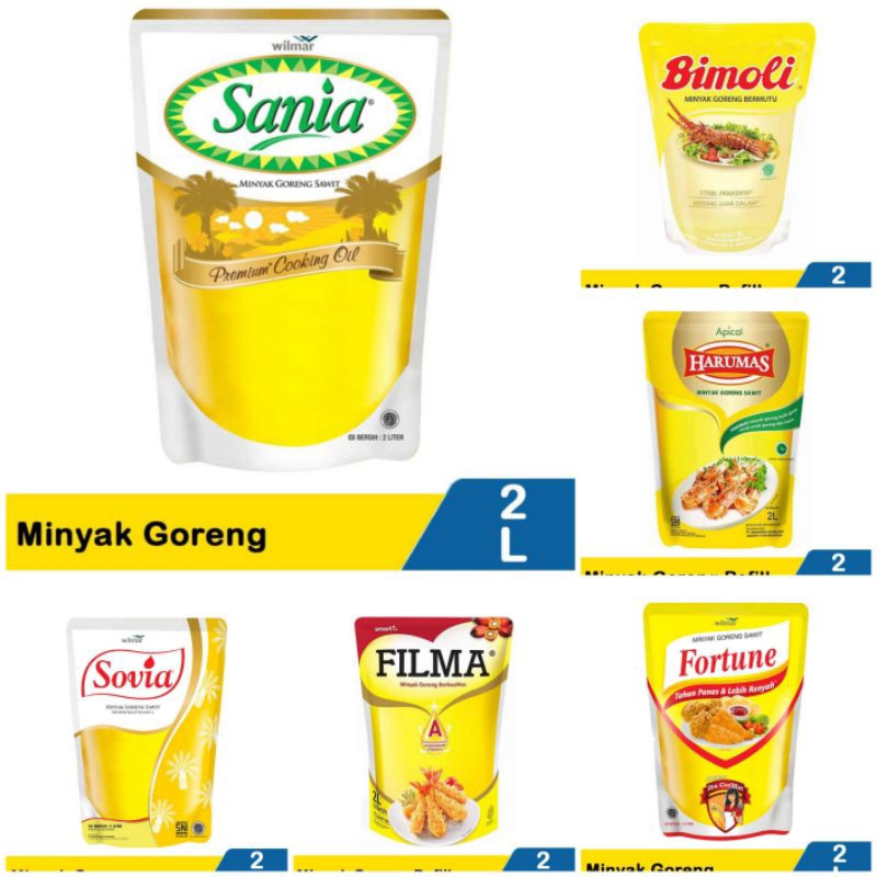 

Minyak Goreng Kemasan Refill 2 Liter