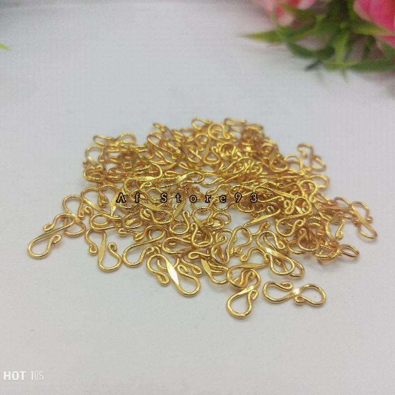 Kaitan Kalung, Pengait Kalung, Kunci Kalung, Gantol Kalung ( S ) Isi 6 PCS