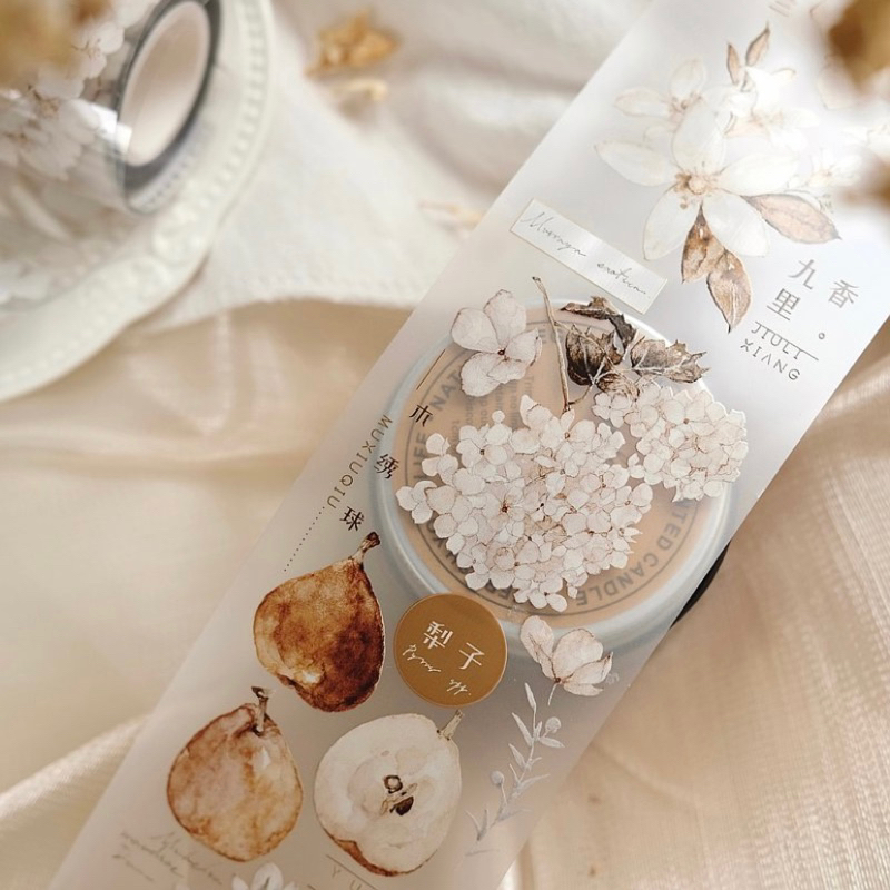 

[Sample] Freckles Tea Brown White Tea Washi and PET Tape