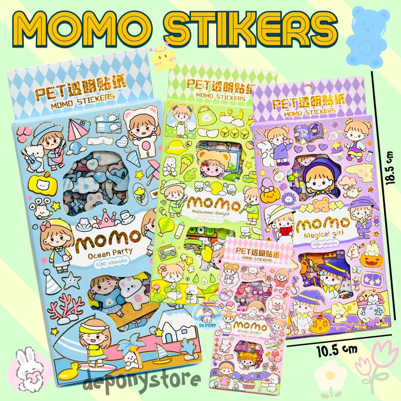 

Momo Stiker Model terbaru isi 100pc PVC waterproof