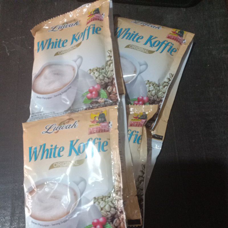 

white koffie