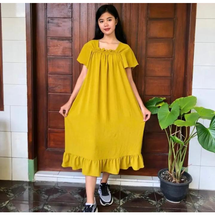 DASTER FUJI CRINKLE VIRAL / DASTER LAURA / DRESS LAURA CRINKLE AIRFLOW PREMIUM / DRESS FUJI KEKINIAN