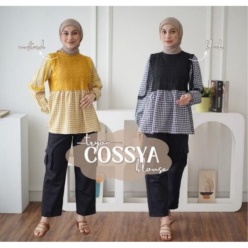 Blouse wanita casual - Baju atasan wanita - Outfit kuliah mahasiswi