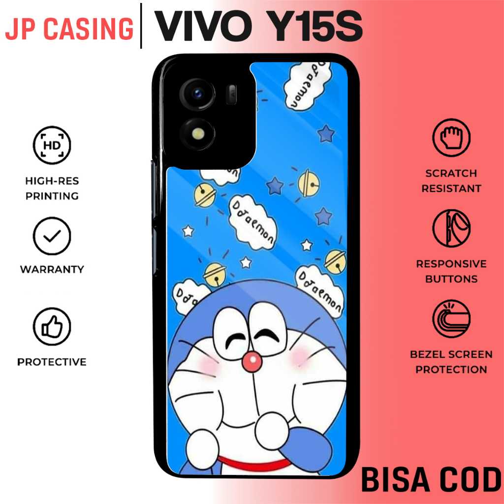 case vivo y15s y01 aesthetic kartun karakter lucu cute terbaru estetik cewek cowok bahan premium sof