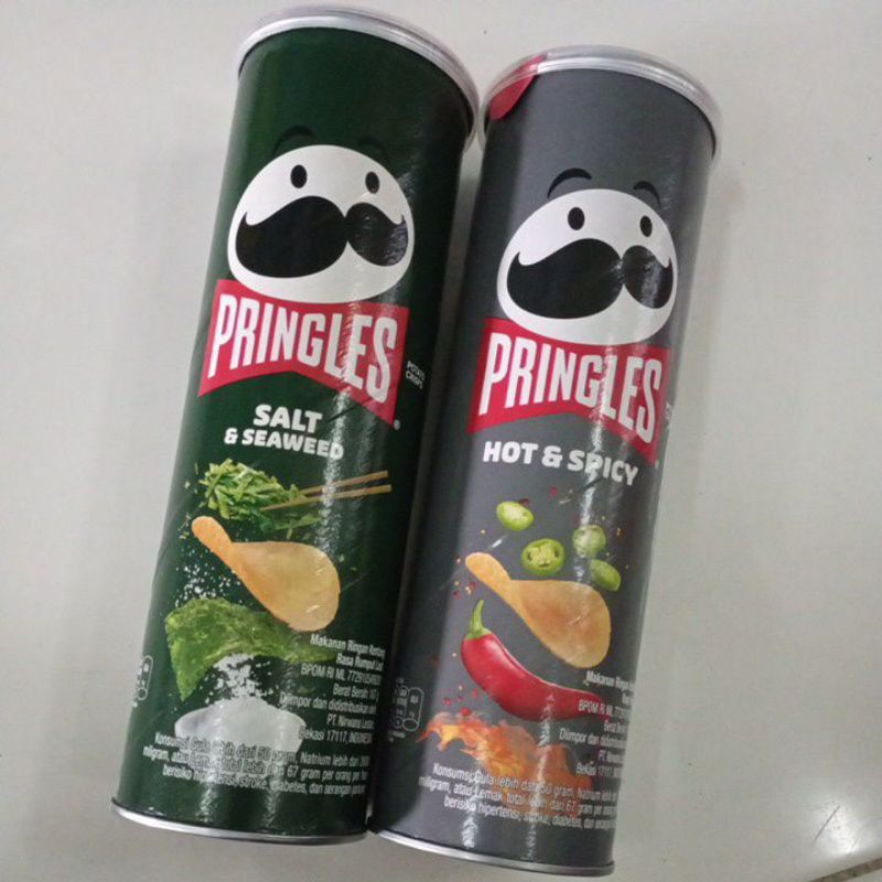 

2 Pcs PRINGLES SALT &SEAWEED