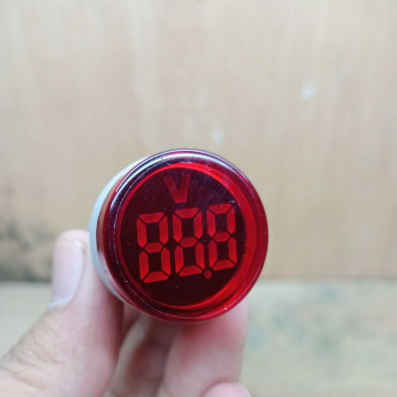 Volt meter digital bulat pilot lamp EWIG