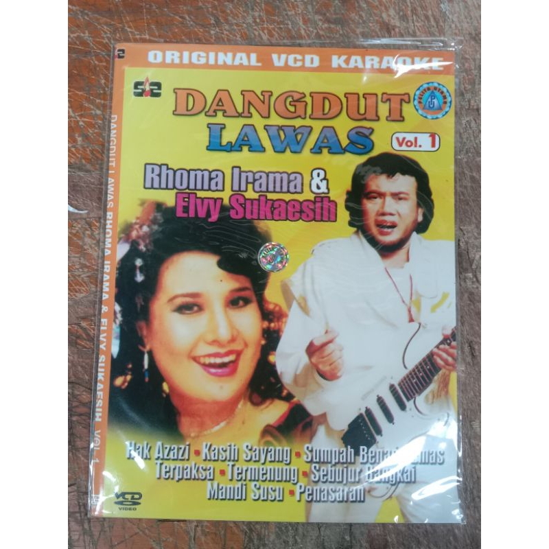 Kaset Vcd original lagu dangdut lawas Roma & Elvy Sukaesih