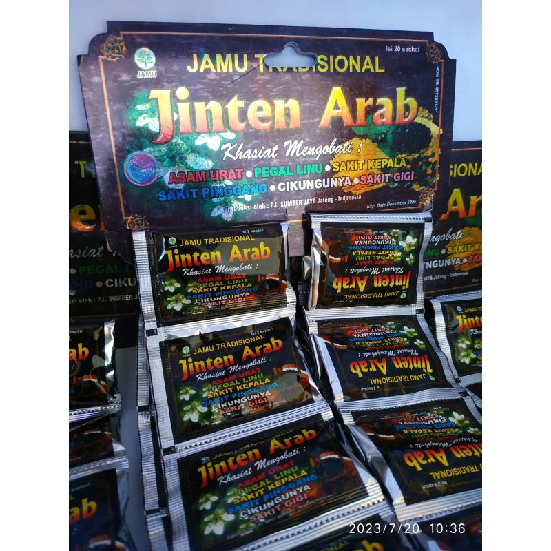 KAPSUL HERBAL JINTEN ARAB ORIGINAL100%