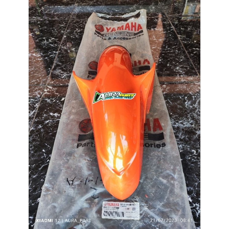 fender front spakbor depan selebor Jupiter MX original oranye 1S7-F1511-00-P2