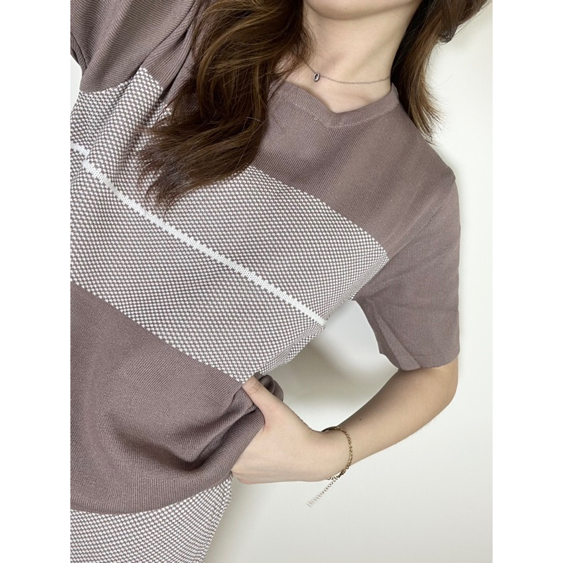 [ARMEÉ.CO] POLA SET - Atasan Rajut Wanita/ Baju Rajut Wanita/ Baju Fashion Wanita