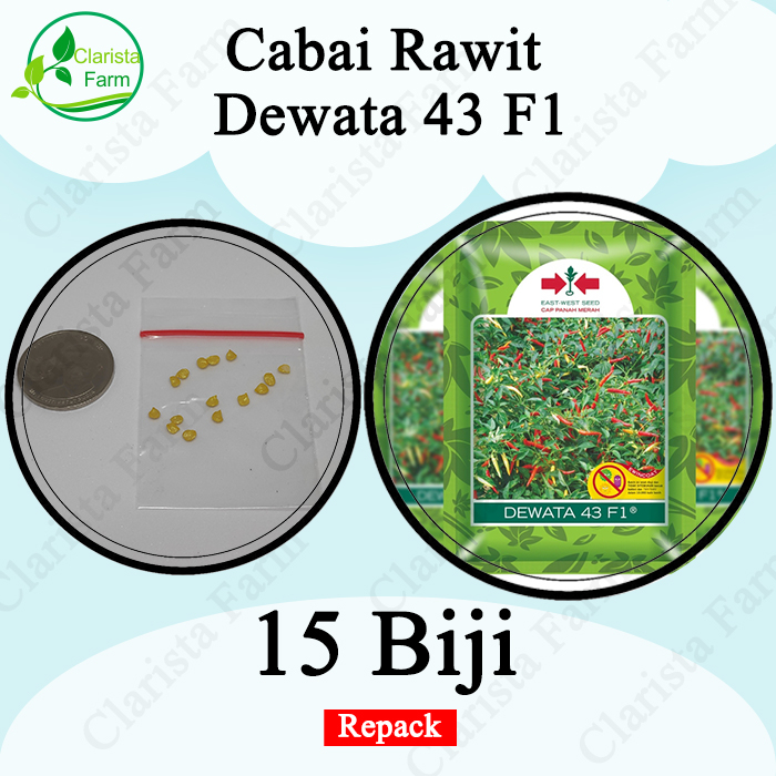 Benih Bibit Cabai Cabe Rawit Dewata 43 F1 Repack Cap Panah Merah