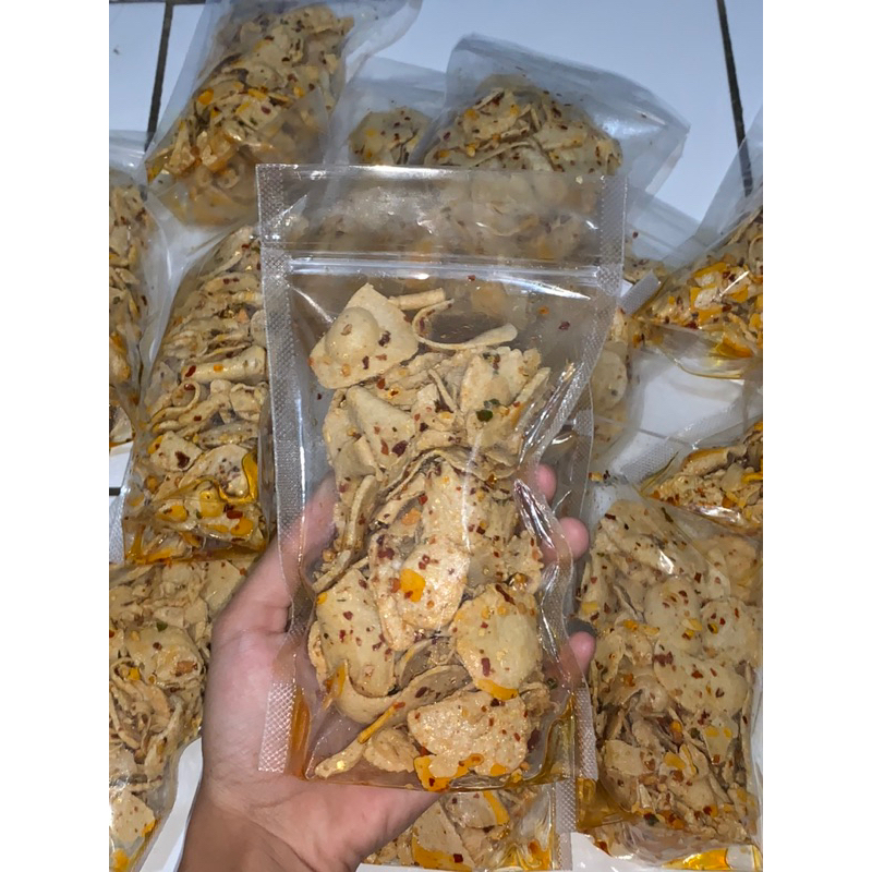 

Basreng Pedas Daun Jeruk 100 gram