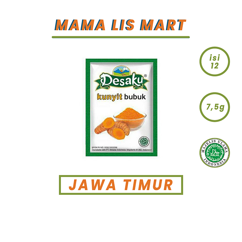 

DESAKU KUNYIT BUBUK RENCENG ISI 12 7,5gr SERIBUAN [JAWA TIMUR]