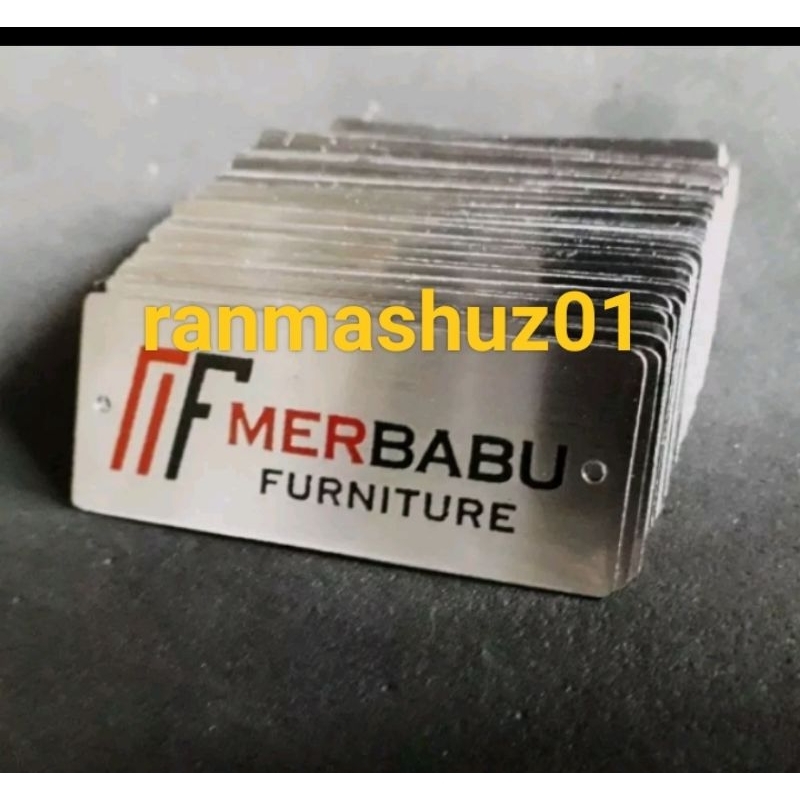 PLAT CUSTOM/ PLAT CUSTOM/ Label plat furniture