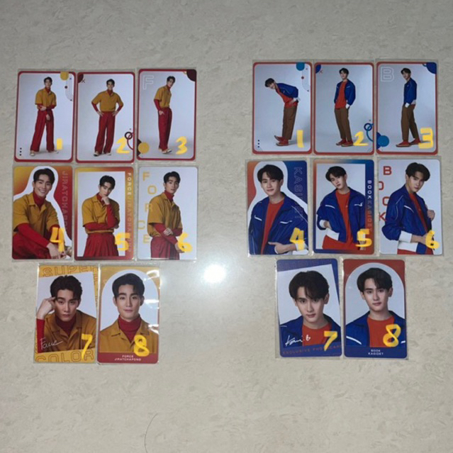 (OFFICIAL) GMMTV - SUPER COLOR SERIES EXCLUSIVE FORCE BOOK PHOTOCARD