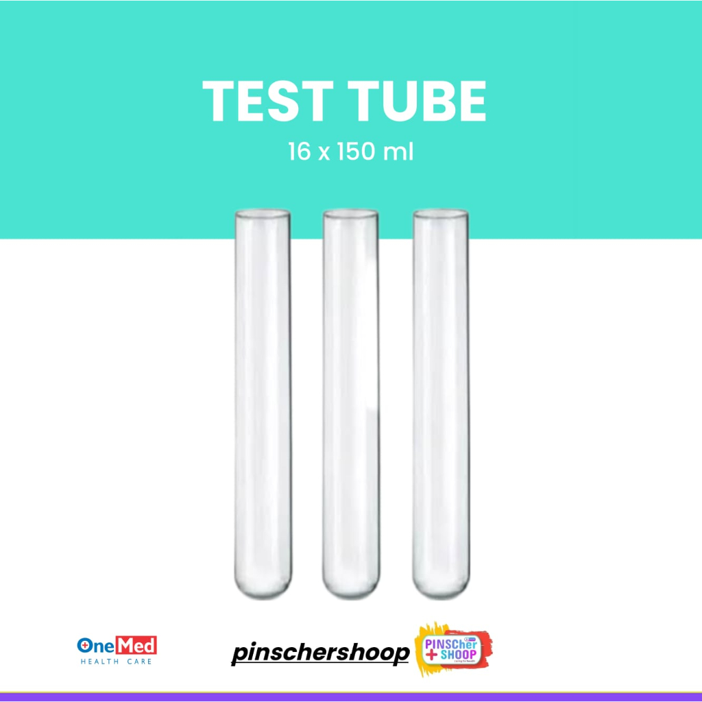 Tabung Reaksi Test Tube 16 x 150 Ml Isi 250
