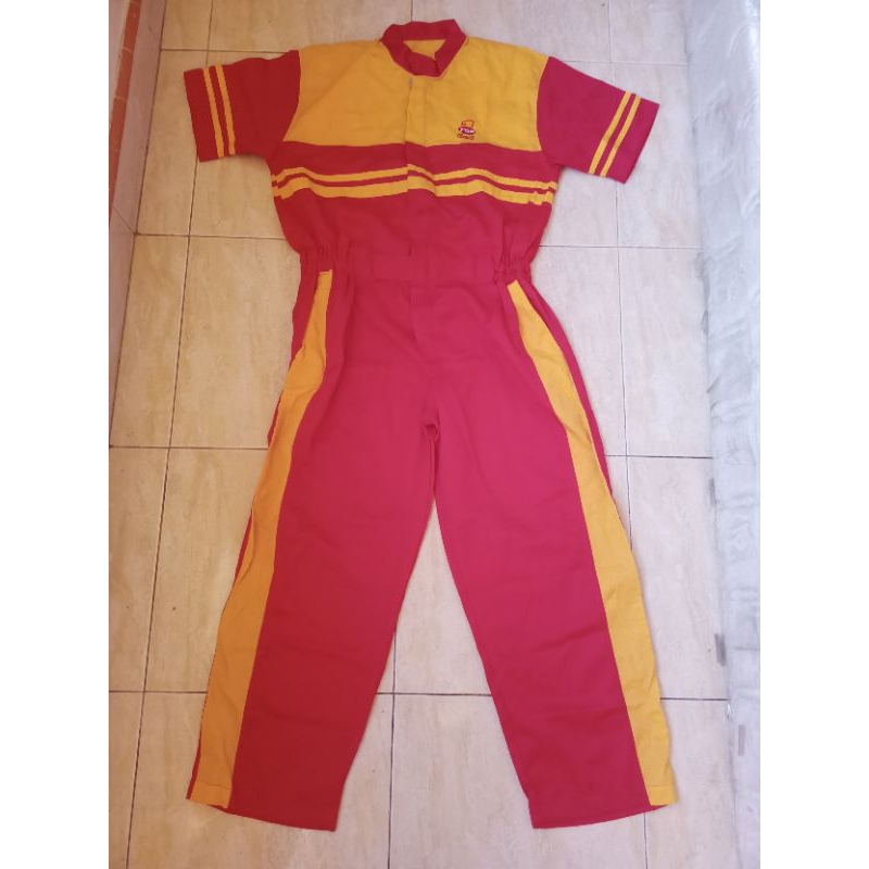 Baju Mekanik Baju montir Baju terusan celana mekanik