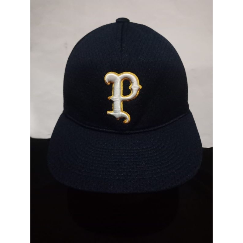 Topi logo P warna biru second