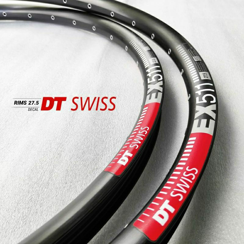 Velg Rims 27.5 decal dt swiss lebar 32mm Rim sepeda MTB XC Trail