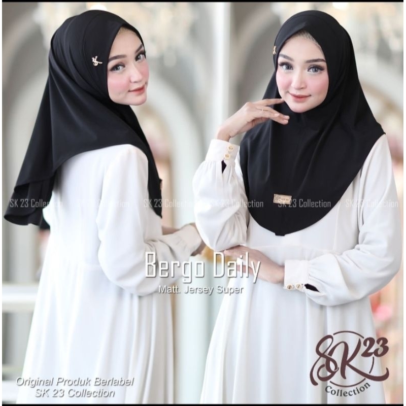 Jilbab bergo hijab instan DAILY ORI SK23 COLLECTION